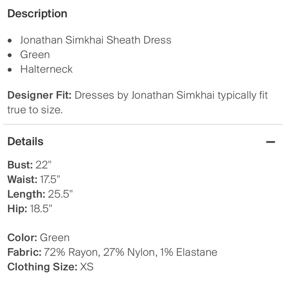 Jonathan Simkhai Sheath Dress